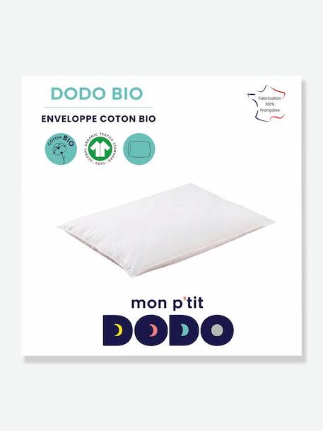 Oreiller Bio Mon P’tit DODO blanc 1 - vertbaudet enfant 