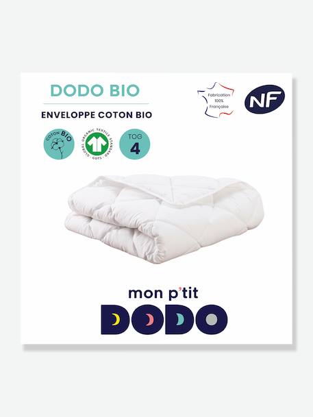 Couette Bio légère Mon P’tit DODO blanc 1 - vertbaudet enfant 