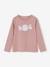 Tee-shirt fantaisie à sequins fille mauve 1 - vertbaudet enfant 