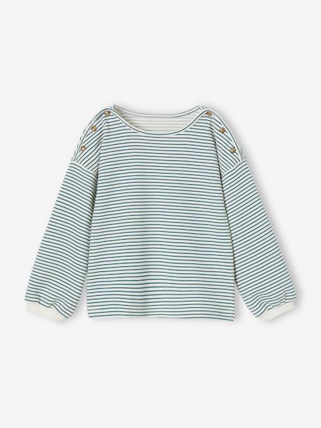 Fille-T-shirt marinière encolure bateau fille