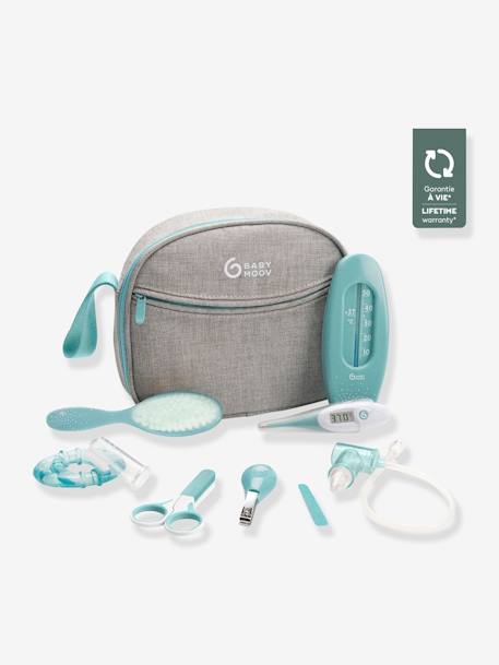 Trousse de Soin Compacte Grise 9 Accessoires Inclus BABYMOOV gris/bleu+gris/pêche 1 - vertbaudet enfant 