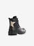 Boots à lacets enfant J Casey Fille GEOX® noir 3 - vertbaudet enfant 