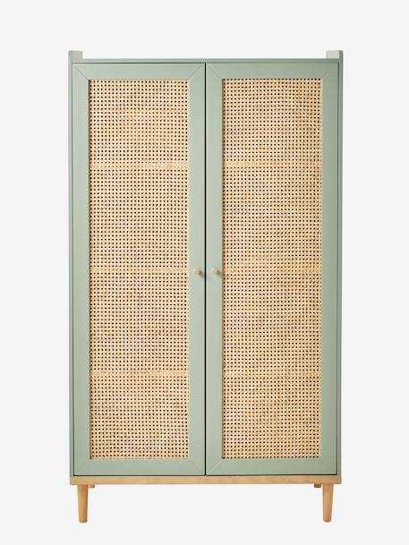 Armoire cannage LIGNE POÉSIE rose+vert 8 - vertbaudet enfant 