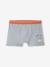 Lot de 5 boxers stretch Yéti garçon bleu grisé 2 - vertbaudet enfant 