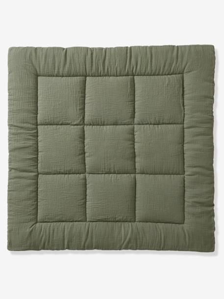 Tapis de sol / Fond de parc bi-matière uni ocre+olive+taupe 6 - vertbaudet enfant 