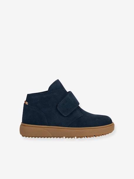 Bottines scratchées enfant J Theleven Boy GEOX® caramel+marine 10 - vertbaudet enfant 