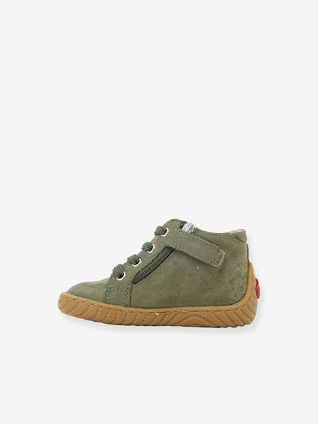 Bottines bébé Wood Zip Base SHOO POM® marine+olive 6 - vertbaudet enfant 