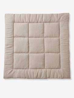 Tapis de sol / Fond de parc uni gaze et percale de coton  - vertbaudet enfant