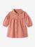 Robe en sergé bébé col claudine rose 2 - vertbaudet enfant 