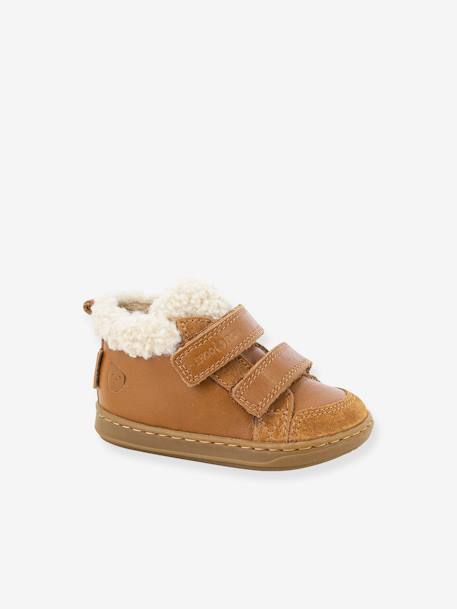 Baskets bébé Bouba Scratch Wool F SHOO POM® camel 1 - vertbaudet enfant 