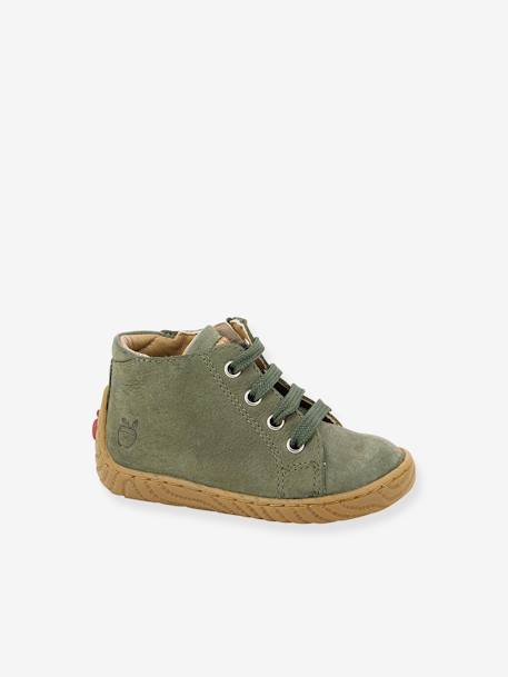 Bottines bébé Wood Zip Base SHOO POM® marine+olive 4 - vertbaudet enfant 