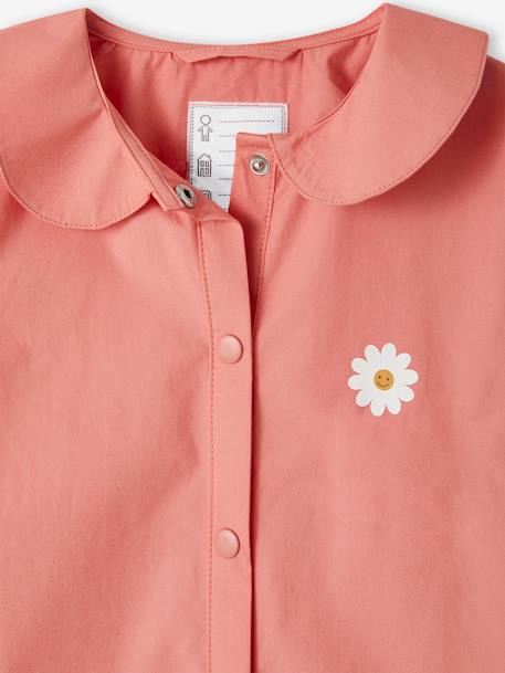 Tablier d'écolière 'Marguerite' personnalisable fille rose 3 - vertbaudet enfant 