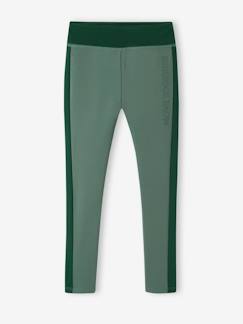 Legging de sport fille bandes côtes  - vertbaudet enfant