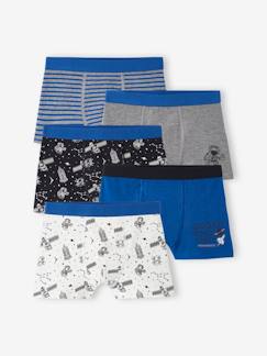 -Lot de 5 boxers stretch espace garçon