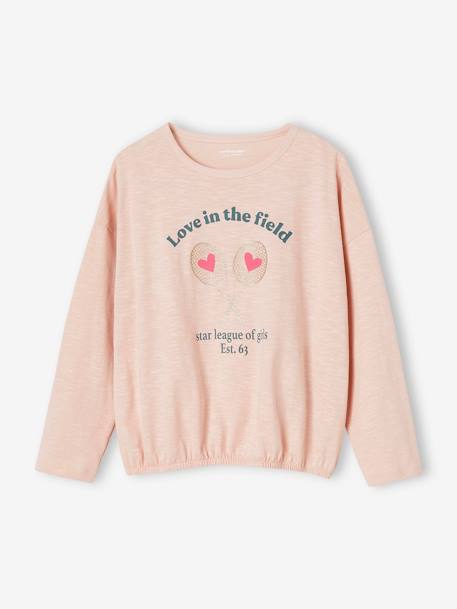 Ensemble sweat et jogging Move together en molleton fille rose -  Vertbaudet