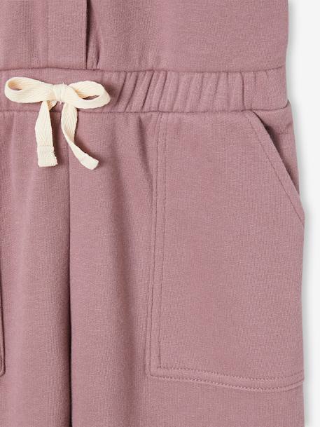 Combinaison en molleton fille manches courtes mauve 6 - vertbaudet enfant 