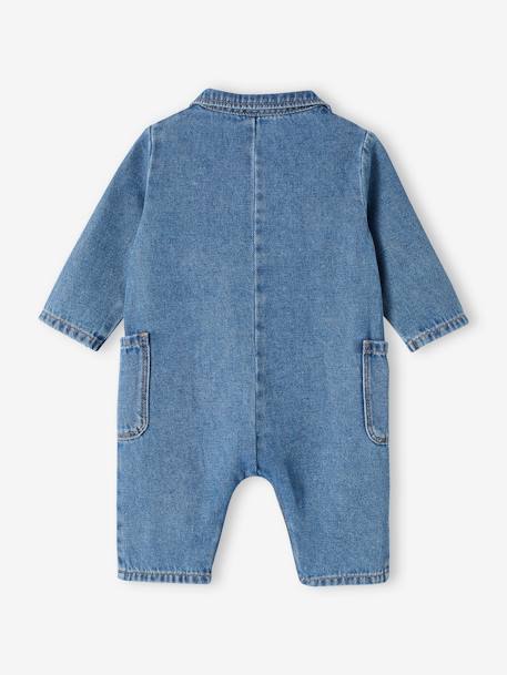 Combinaison bébé en denim stone 4 - vertbaudet enfant 