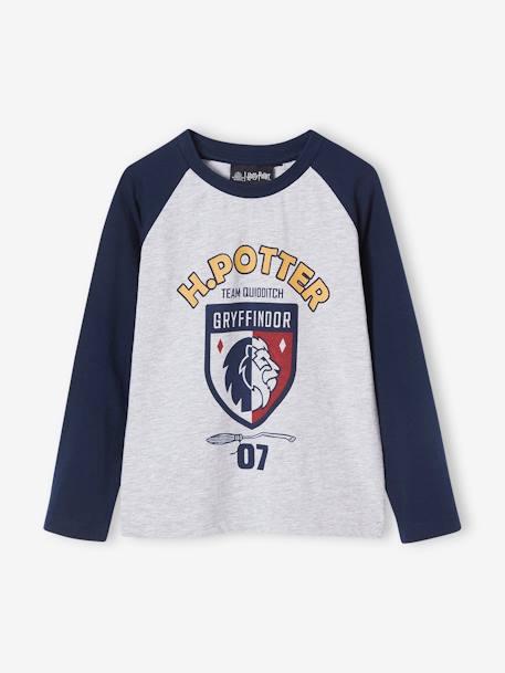 Pyjama garçon Harry Potter® gris chiné/marine 2 - vertbaudet enfant 