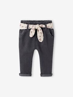 Bébé-Pantalon, jean-Jean avec ceinture en tissu bébé