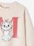 Robe sweat fille Disney® Marie les Aristochats rose pâle 4 - vertbaudet enfant 