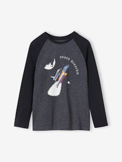 T-shirt motif graphique garçon manches raglan  - vertbaudet enfant