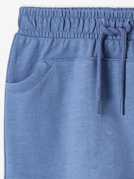 Pantalon molleton bébé garçon uni BASICS bleu ardoise+bleu clair+brique+caramel+gris clair chiné+Marine grisé+tilleul foncé 3 - vertbaudet enfant 