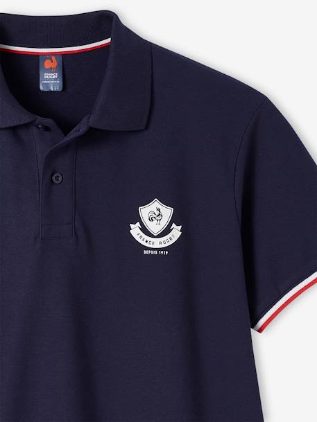 Polo adulte manches courtes France Rugby® marine 3 - vertbaudet enfant 