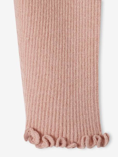 Ensemble bébé tricot pull + legging rose poudré 9 - vertbaudet enfant 