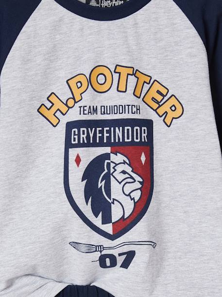 Pyjama garçon Harry Potter® gris chiné/marine 4 - vertbaudet enfant 