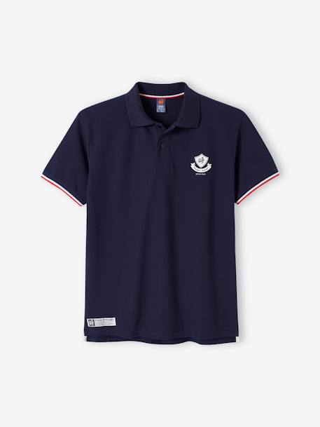 Polo adulte manches courtes France Rugby® marine 1 - vertbaudet enfant 