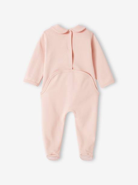 Lot de 2 dors-bien 'douces nuits' en interlock bébé rose pâle 4 - vertbaudet enfant 