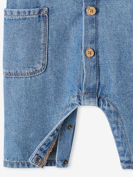 Combinaison bébé en denim stone 6 - vertbaudet enfant 