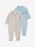 Lot de 2 dors-bien bébé en velours bleu ciel 1 - vertbaudet enfant 