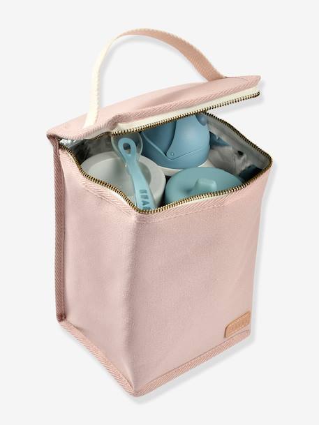 Pochette repas isotherme BEABA Cherry blossom+Dark blue+gris perle+Heather grey+rose poudré+Terracotta 18 - vertbaudet enfant 