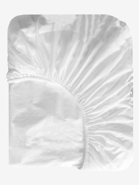 Lot de 2 alèses microfibre ultra absorbantes blanc 2 - vertbaudet enfant 