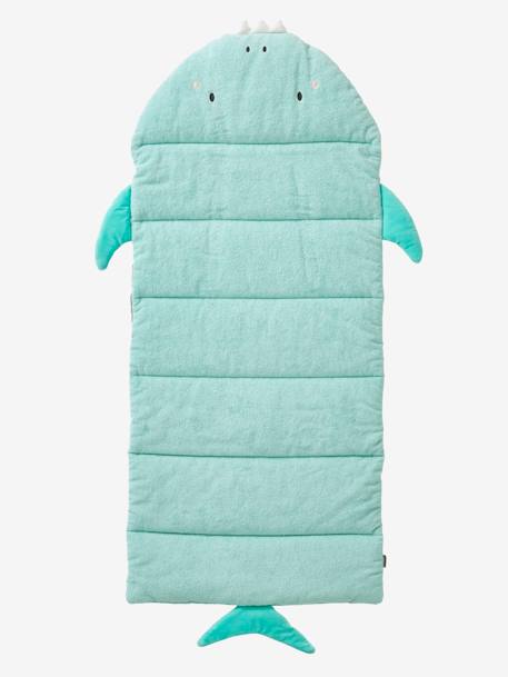 Matelas de plage Fish bleu ciel+rose 1 - vertbaudet enfant 