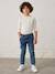 Pantalon jogger en molleton effet denim facile à enfiler garçon denim gris+stone 11 - vertbaudet enfant 