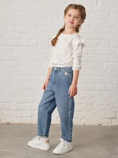 Jean loose boyfriend fille.  - vertbaudet enfant