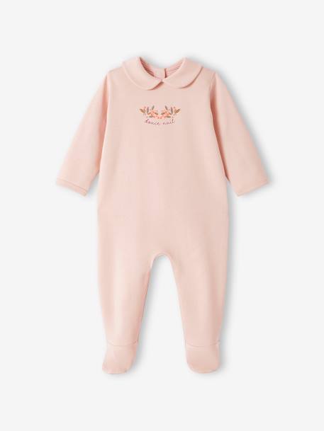 Lot de 2 dors-bien 'douces nuits' en interlock bébé rose pâle 2 - vertbaudet enfant 