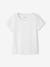 Lot de 3 T-shirts manches courtes fantaisie fille BASICS blanc 4 - vertbaudet enfant 