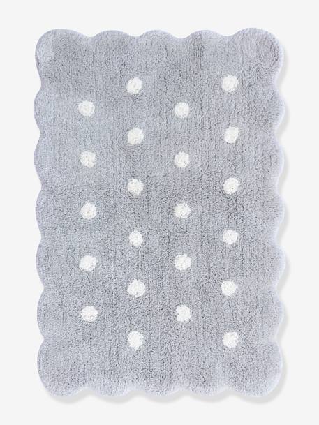 Tapis coton Lavable Mini Biscuit - LORENA CANALS gris 1 - vertbaudet enfant 