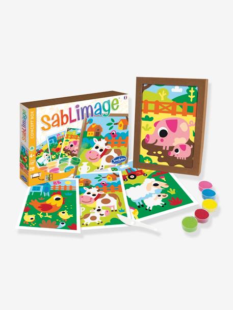 Sablimage Concept Box - SENTOSPHERE Animaux de la ferme+Licornes 1 - vertbaudet enfant 