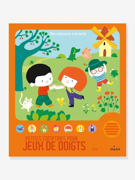 Petites comptines pour jeux de doigts - MILAN orange 1 - vertbaudet enfant 