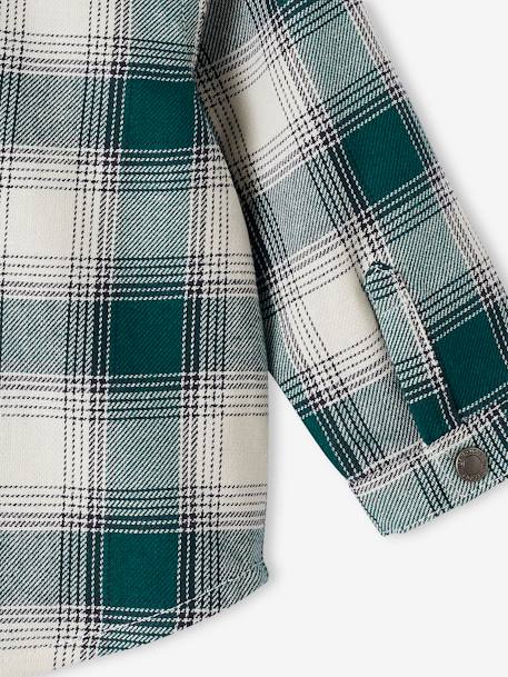 Chemise flanelle bébé à carreaux carreaux vert+marine 5 - vertbaudet enfant 