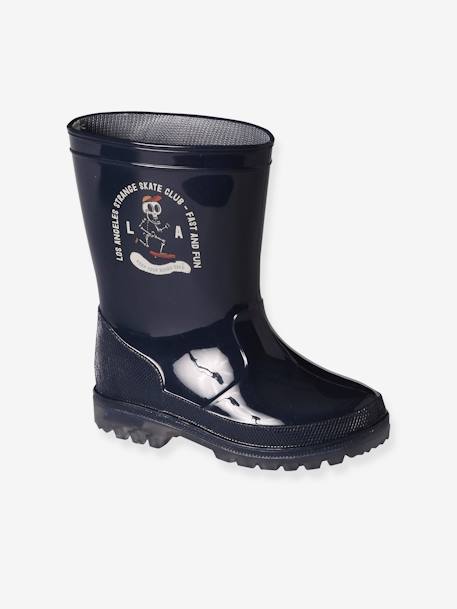 Bottes de pluie squelette marine 1 - vertbaudet enfant 