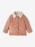 Veste matelassée en velours doublé sherpa fille blush 1 - vertbaudet enfant 