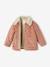 Veste matelassée en velours doublé sherpa fille blush 2 - vertbaudet enfant 