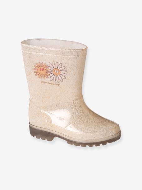 Bottes de pluie pailletées enfant multicolore 2 - vertbaudet enfant 