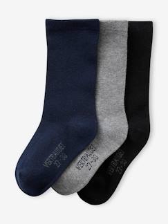 -Lot de 3 paires de chaussettes garçon