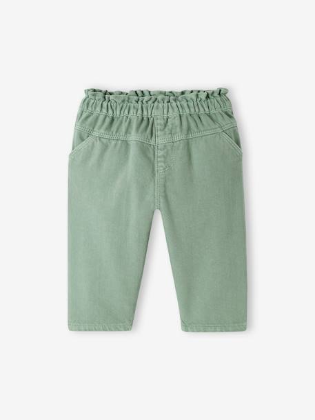 Bébé-Pantalon en twill bébé taille élastiquée